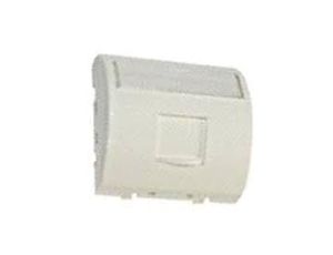 Adapter 45x45mm do modułów 1xRJ45 keystone RAL9010 kątowy M45.AD.00313