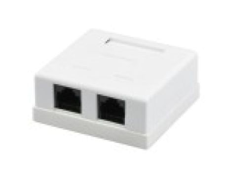Gniazdo UTP kat.5e 2 x RJ45 kompletne NT CU.GN.00140
