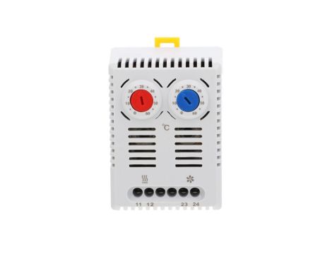 Termostat NT 0-60stC 24-230V podwójny zam/otw regulowany CL-TMOZ-71-F
