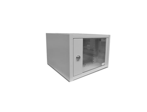 Szafa krosowa wisząca niedzielona 19cali KaTLINK 4U 350x550x230 szara CL-19 04U