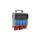 Rozdzielnica budowlana elCASE W16-0204 IP44, wtyk tablicowy CEE 16A-5P, gniazda: 4x GK 230V 16A, 2x CEE 16A, RCCB 35201000