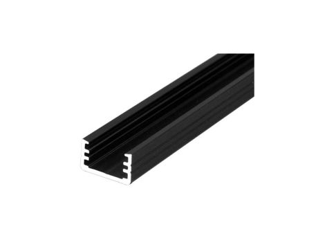 Profil led SLIM8 2m czarny anodowany aluminiowy wąski (c2) 89030021