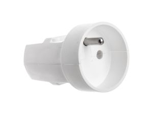 Gniazdo przenośne z/u 16A 250V białe G-10