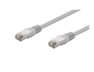 Kabel krosowy patchcord F/UTP kat.5e CCA szary 3m 73079