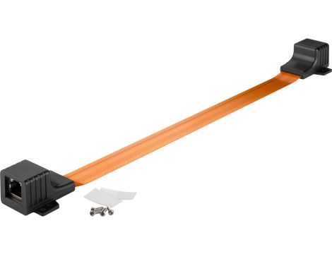 Przepust okienny teleinformatyczny płaski RJ45 - RJ45 0,25m 71411