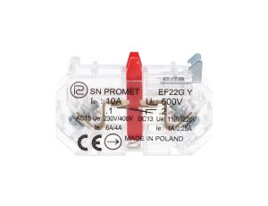 Element łączeniowy rozwierny EF22GY do przycisków sterowniczych serii NEF22 i NEK22M W0-Ł EF22GY