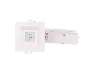 Oprawa awaryjna LOVATO P ECO LED 3W 315lm (opt. otwarta) 1h jednozadaniowa AT biała LVPO/3W/E/1/SE/AT/WH