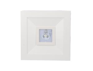 Oprawa awaryjna LOVATO N ECO LED 1W 125lm (opt. otwarta) 3h jednozadaniowa biała LVNO/1W/E/3/SE/AT/WH