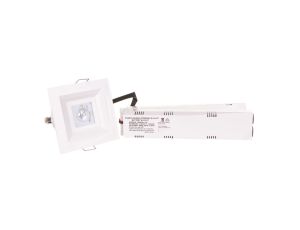 Oprawa awaryjna LOVATO P ECO LED 1W 120lm (opt. otwarta) 1h jednozadaniowa biała LVPO/1W/E/1/SE/AT/WH