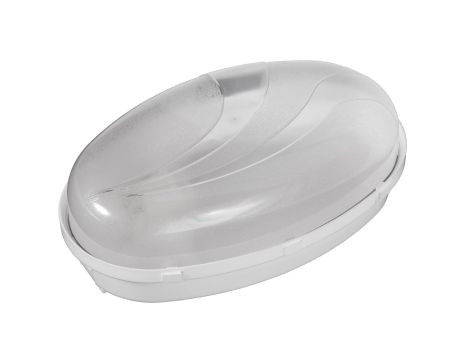 Oprawa oświetleniowa PANDA oval duża biała podstawa, klosz przeźroczysty D.3176
