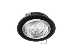 Oprawa OPAL okrągła ruchoma czarna drapana