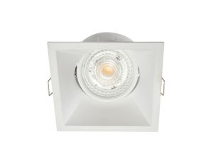 Oprawa TORINO kwadrat biała odlew aluminium