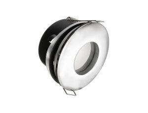 Oprawa DZETA okrągła hermetyczna chrom stop cynku i aluminium