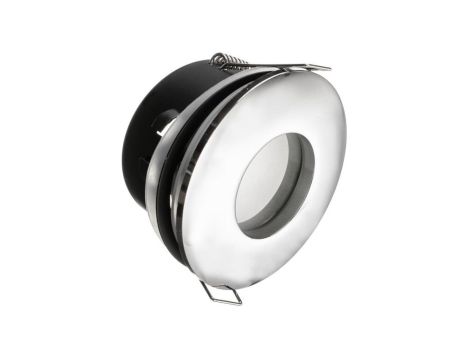 Oprawa DZETA okrągła hermetyczna chrom stop cynku i aluminium