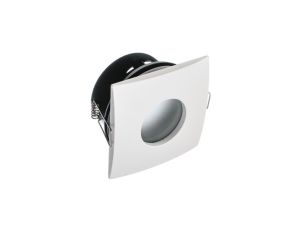 Oprawa OMIKRON kwadrat hermetyczna biała stop aluminium i cynku