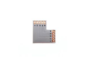 Złączka narożna PCB taśma RGBW 12mm t+t