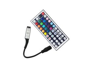 Kontroler sterownik RGB ir 72W MINI 6A 12VDC 44 key czarny