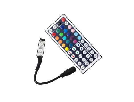 Kontroler sterownik RGB ir 72W MINI 6A 12VDC 44 key czarny