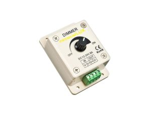 Ściemniacz led 8A 96W manualny szary