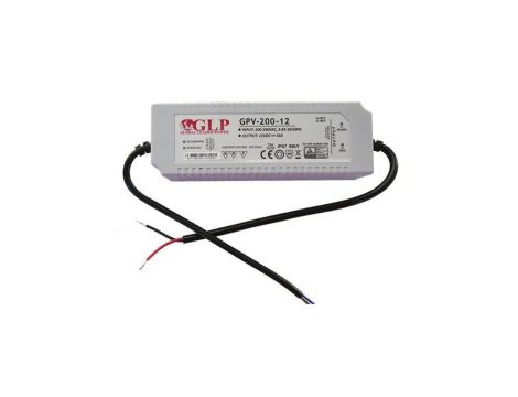 Zasilacz led GPV 192W 12V DC ip67 gpv-200-12 led glp