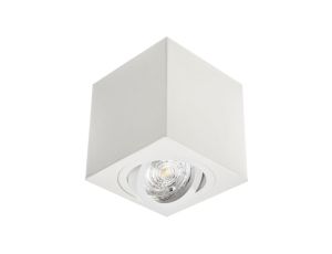 Oprawa kwadrat CUBE Gu10 biała sufitowa natynkowa