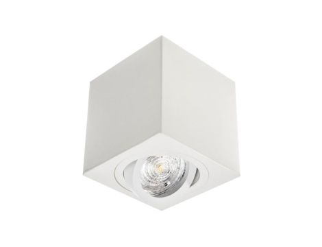Oprawa kwadrat CUBE Gu10 biała sufitowa natynkowa