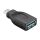Adapter USB-C - USB-A 3.0 czarny 45395