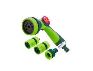 Zestaw z pistoletem zraszającym, złączkami, przyłączem do kranu 1/2 15G712