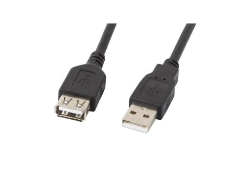 Przedłużacz USB 2.0 High Speed 1,8m LANBERG CA-USBE-10CC-0018-BK