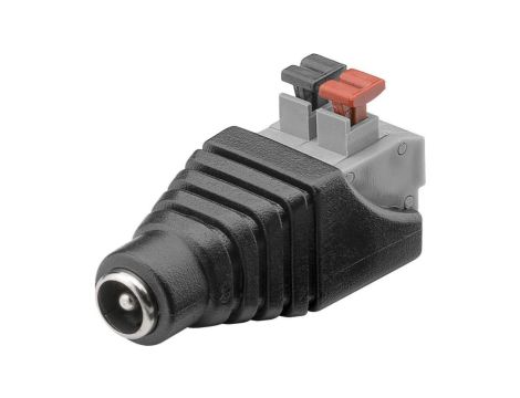 Gniazdo DC (5,50 x 2,10mm) - mocowanie zaciskowe push-down 76749 /10szt./