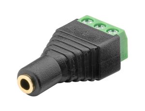 Gniazdo jack 3,5mm (3-pinowy, stereo) - mocowanie śrubowe 76746 /10szt./