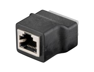 Gniazdo teleinformatyczne RJ45 UTP (8P8C) - mocowanie zaciskowe push-down 76737