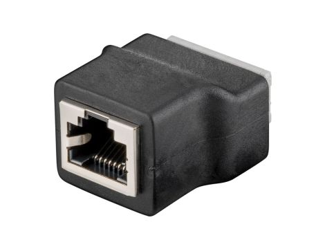 Gniazdo teleinformatyczne RJ45 UTP (8P8C) - mocowanie zaciskowe push-down 76737