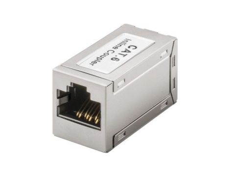 Adapter (przelotka) RJ45/RJ45 kat.6 ekranowany 15217