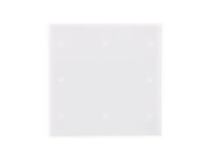 Panel do ramki i korpusu 100mm biały mrożony Trax Glass PTG100