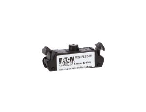 Oprawka z LED płaska biała 12-30V AC/DC M22-FLED-W 180795