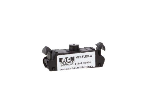 Oprawka z LED płaska biała 12-30V AC/DC M22-FLED-W 180795