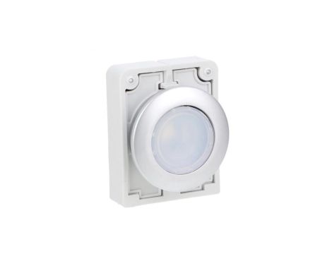 Napęd przycisku 30mm płaski biały z podświetleniam z samopowrotem M30C-FDL-W 182925