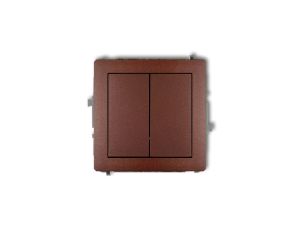 DECO Łącznik świecznikowy brązowy metalik 9DWP-2