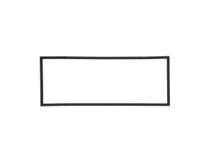 Ramka wypełniająca potrójna serii DECO czarny mat 12DRW-3