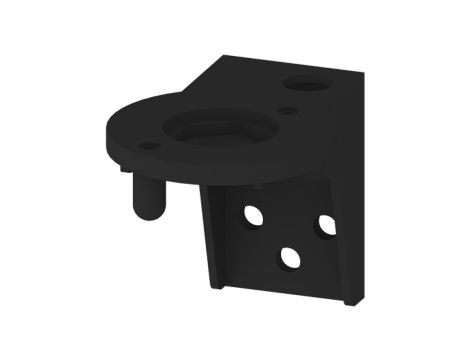 Kątownik wspornik mocujący do montażu na ścianie kolumny 70mm bez stopy czarny 8WD4408-0CD