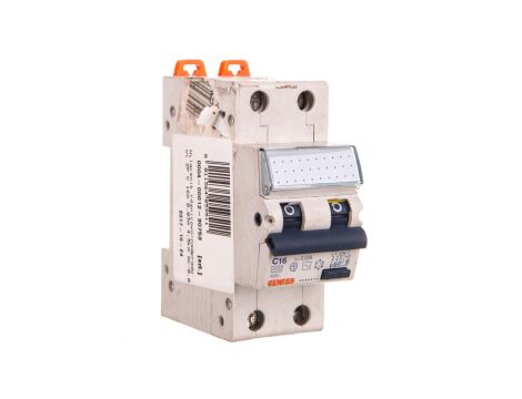 Wyłącznik różnicowo-nadprądowy 2P C 16A 0,03A 4,5kA AC/0,03 2M GW94027