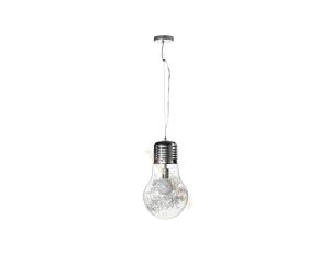 Lampa CLOTILDE fi300*H1500mm 1xE27 TRANS Szkło + metal