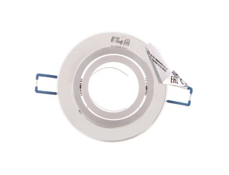 Oczko sufitowe szklane regulowane MORTA CT-DTO50-SR bez oprawki Gx5,3/GU10 max 10W srebrny 26716