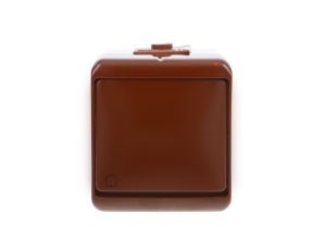 JUNIOR Przycisk /dzwonek/ brązowy IP54 4WHE-4