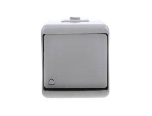 JUNIOR Przycisk /dzwonek/ popielaty IP54 10WHE-4