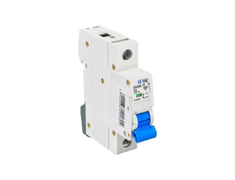 Wyłącznik nadprądowy 1P B 63A 6kA AC LC-Tec EBS9B-1B/63 LCTEC-EBS9B-1B/63