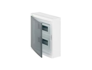 Rozdzielnica modułowa Elegant 2x12 natynkowa IP40 N+PE drzwi dymne transparentne 2425-01