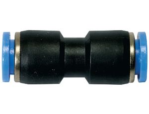 Złączka pneumatyczna wtykowa prosta przelotowa do węża fi 12 mm, tworzywo sztuczne