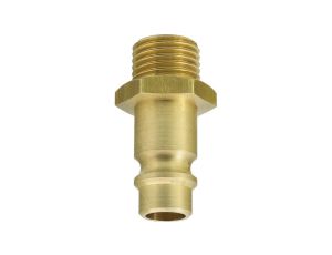 Króciec szybkozłącza Ludecke DN7,2 typ 26, G 1/8 GZ, wtyk szybkozłącza, mosiądz